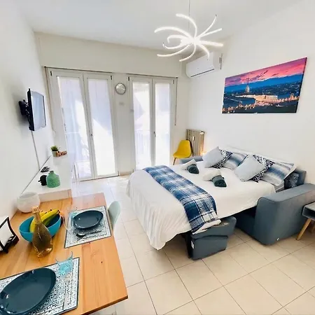 公寓 Porta Susa Bright Nest, With Ac And Wifi 都灵